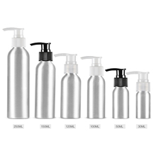 Botella vacía de aluminio para cosméticos, botella de champú para jabón líquido, 30ml, 50ml, 100ml, 120ml, 150ml, 12 unids/lote 2024 - compra barato