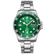 Curdden relógio masculino de aço inoxidável, à prova d'água, calendário, de quartzo, de marca, 2020 2024 - compre barato