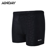 Sunga boxer esportiva masculina, sunga masculina à prova d'água para natação plus size 2024 - compre barato