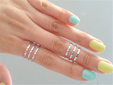 Shuangshuo модные двойные Goemetric линии кольца для женщин простое кольцо в стиле панк ювелирные украшения, как на фото женское кольцо Gift Mujer подарок 2024 - купить недорого