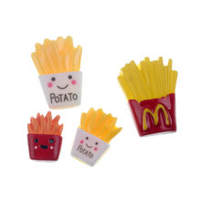 20pcs Mixed Fake Cute Resin French Fries Decoration Crafts Flatback Cabochon Embellishments For Scrapbooking Accessories 2024 - buy cheap