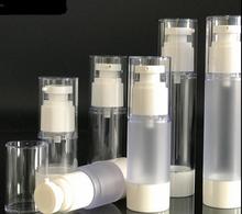 2018 nueva botella cosmética vacía transparente sin aire 15/30/50ml Mini botellas de loción y crema de viaje contenedor de artículos de tocador al vacío 2024 - compra barato