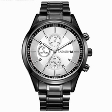 Students ultra-thin men's black gold steel sports luminous waterproof black watch 2024 - buy cheap