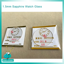 Vidro de lente safira para substituição, vidro para relógio de alta qualidade com 2 tamanhos de 1.5mm e espessura de 30.5mm a 32.5mm 2024 - compre barato