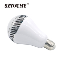 SZYOUMY Smart Bulb Bluetooth Speaker Bulb E27 LED RGB Light Wireless Music Bulb Lamp Color Changing via WiFi App Control 2024 - buy cheap