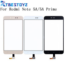 5.5'' Mobile Touch Glass For Xiaomi Redmi Note 5A Touch Screen Glass Digitizer Panel Front Glass Lens Sensor 5A Prime 2024 - buy cheap