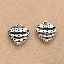 10pcs Tibetan Silver Plated Heart Love Charm Pendants Jewelry Diy Accessories Jewelry Findings 12x11mm 2024 - buy cheap