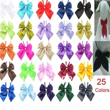 Wholesale 100 Pcs Dog Pet Bow ties Mix Colors Polyester Silk Cat Dog Necktie Adjustable Strap Bow Tie Collar Pet Accessories 2024 - buy cheap