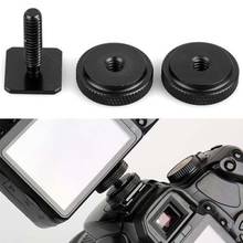 Camera Light Stand Tripod Screw To Hot Shoe Adapter Mount Prolonged 3/8" Tripod Mount Screw to Flash Shoe Adapter 2024 - buy cheap