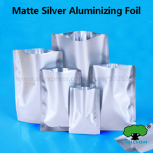 Matte Silver Colorful Aluminizing Foil 100 PCS Plastic Frosted Bag Food Storage,Gadgets,Party,Gif, Tea,cosmetics Pouch,Powder 2024 - buy cheap