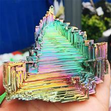 1pcs  Bismuth 100% natural stone decoration Bismuth Metal crystal Beautiful Natural Antimony ore specimen for art collection 2024 - buy cheap