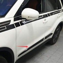 For Suzuki Vitara 2016-2018 car styling detector stainless steel Side Door Body trim sticks Strips Molding bumper part 4pcs 2024 - buy cheap