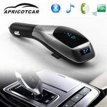 APRICOTCAR Bluetooth Автомобильный MP3-плеер адаптер fm-передатчик модулятор Автомобильная Зажигалка TF карта USB флеш-накопитель Handsfree 2024 - купить недорого