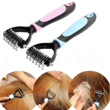 New Tera Pet Fur Knot Cutter Remove Rake Grooming Shedding Brush Comb Rake Dog Cat YJ41 2024 - buy cheap