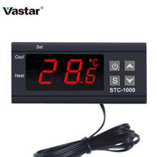 Vastar STC-1000 220V 12V 24V 10ATwo Relay Output LED Digital Temperature Controller Thermostat Incubator with Heater and Cooler 2024 - buy cheap