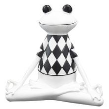 Nordic Yoga Frog Decoration Crafts Creative Resin Figurines Miniatures Kids Room Decoration Home Decoration Accessories Modern 2024 - buy cheap