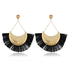 HOCOLE 2018 Brincos Women Brand Boho Drop Dangle Fringe Earring Charms Vintage ethnic Statement Tassel earrings fashion jewelry 2024 - buy cheap