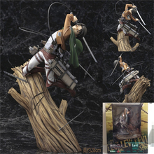 Anime Attack On Titan Shingeki No Kyojin Scouting Legion Levi Battle Ver. PVC Action Figure Statue Collectible Model Toys Doll 2024 - buy cheap