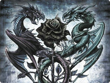 5d diy diamond painting two dragons rose full square / round 3D diamond embroidery rhinestone mosaic home decoration 30x40cm 2024 - buy cheap