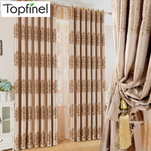Top Finel 2016 Luxury Modern Jacquard Thick Blackout Curtains for Living Room the Bedroom Window Shades Treatments Drapes Panel 2024 - buy cheap