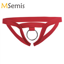 Men Lingerie Sexy Crotchless Panties for Men G-string Bikini Underwear Jockstrap Thong Mens Open Butt Underpants with O-Ring 2024 - buy cheap