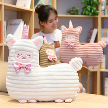 45cm Cute Unicorn Alpaca Plush Toy Soft Cotton Stuffed Doll Horse Lama Animal Pillow For Children Girls Birthday Christmas Gifts 2024 - buy cheap