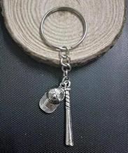 Baseball bat & Hats Keyrings Fashion Vintage Plating  Pendant Charm Key Chains DIY Keychains Jewelry Accessories 1Pcs 2024 - buy cheap