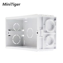 Minitiger Wall Mounting Box Internal Cassette White Back Box 137*83*56mm For 146mm*86mm Standard Touch Switch and USB Socket 2024 - buy cheap