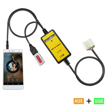 Adaptador de tocador de mp3 para carro, rádio, usb, aux, tf, sd, caixa de disco digital, cabo auxiliar, cd trocador para honda acura s2000, accord pilot qx003 2024 - compre barato