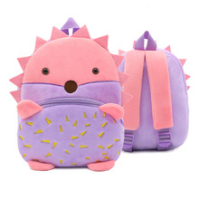 Baby Mini Schoolbag Plush Backpack Lovely Children's Animal Hedgehog Kids Birthday Christmas Gift For 2-4 Years 2024 - buy cheap