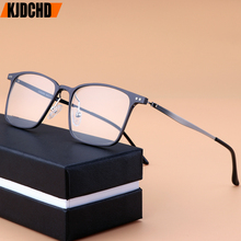 New Titanium Alloy Optical Glasses Frame Men Ultralight Square Myopia Prescription Eyeglasses Male Metal Full No screws Eyewear 2024 - buy cheap