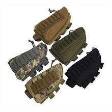 Nylon Tactical Buttstock Cheek Rest Gun Rifle Stock Ammo Portable Pouch Cartridge Pouch Magazine Molle Pouch Holder 5 Colors 2024 - buy cheap