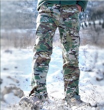M2 calça camuflada militar masculina, calças swat à prova d'água camufladas para combate, militar, cargo, caçador, caminhada casual ao ar livre 2024 - compre barato
