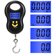 50kg x 10g Mini Digital Scale for Fishing Luggage Travel Weighting Steelyard Hanging Hook Electronic Scale Kitchen Weight Tool 2024 - buy cheap