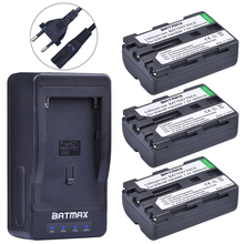 3 paquetes NP-FM500H batería + LED Ultra cargador rápido para Sony DSLR-A350 A450 A500 A550 A560 A580 A700 A850 A900 A57 A58 A65 A77 A99 2024 - compra barato