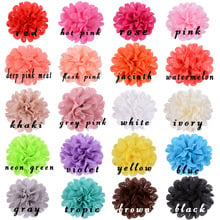 Yundfly Wholesale 100PCS Fashion Big Mesh Eyelet Fabric Flower Artifical Flower for DIY Baby Girls Hair Accessories 2024 - buy cheap