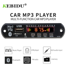 Bluetooth MP3 декодер Kebidu 5 в 12 В, плата, MP3 плеер, автомобильный комплект, FM радио, TF, USB, 3,5 мм, WMA, AUX аудио приемник, Новинка 2024 - купить недорого