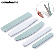 Replacement Nail File Double Sided Nail Buffer Sponge Stainless Steel Pad Sand Paper with 10 pcs Green/White Replacement Polish 2024 - buy cheap