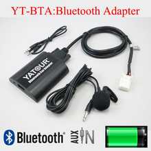 Yatour bta kit mp3 do bluetooth rádio do carro para toyota camry corolla rav4 highlander land cruiser 6 + rádio 6pin 2024 - compre barato