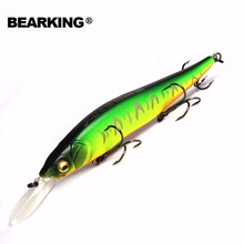 Bearking Bk17-M110 Wobbler Minnow 11cm 14g 1PC Fishing Lure 1.8m Deep Diving Depth Hard Bait Long Tongue Minnow suspending Lure 2024 - buy cheap