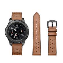 Genuine Leather Watch Strap For Samsung Gear S3 Band Replacement Watch Bracelet For Gear S3 Classic frontier 22mm 2024 - buy cheap