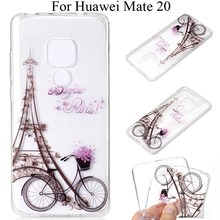 Capa tpu macio transparente para huawei mate 20, capa protetora 2024 - compre barato