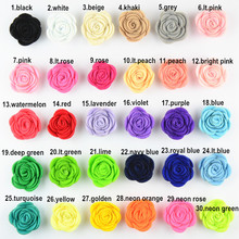 Wholesale 1000/lot 1.6'' Mini Felt Rose Flower for girl Hair Headband Accessories Apparel Decoration TH210 2024 - buy cheap