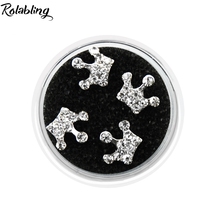 queen design 4PCS/lot Nail Art decorations nail crystal metal of design Nail Bling Supply Alloy Rhinestone nail art 2024 - buy cheap