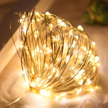 10pcs DC12V 10M  Led Fairy string light Waterproof Silver copper wire Line Xmas Christmas festival wedding decoration light 2024 - buy cheap