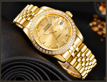 luxury brand Oyster Perpetual Roleks watch full gold diamond bezel datejust men automatic watches MEN dress wristwatches 2024 - buy cheap