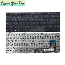 Новая Оригинальная испанская клавиатура для ноутбука Lenovo Ideapad 100-14IBY 100-14 SP Черная раскладка 5N20H47046 PK131EQ1A12 2024 - купить недорого