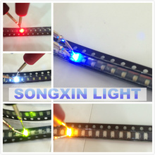 Diodo de luz led SMD 2500, 5 colores x500 Uds. = 0603 LED Super brillante rojo/verde/azul/amarillo/blanco, 1,6x0,8x0,6 MM 2024 - compra barato