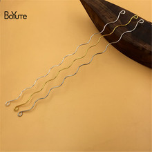 Boyute 20 pçs 300*1.8mm metal fio de ferro acessórios com laço para diy tiara coroa jóias fazendo 2024 - compre barato