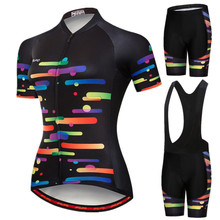 Pro велосипедная одежда женская летняя с коротким рукавом MTB велосипед одежда велосипедная дышащая одежда гоночный велоспорт джерси комплект Ropa Ciclismo 2024 - купить недорого